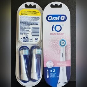 Oral B iO Replacement Brush Heads - Gentle Care Two Packages NEW SEALED